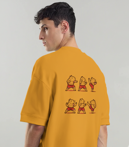 Boxing Hamsters Oversized T-Shirt – Unisex | The Desicult