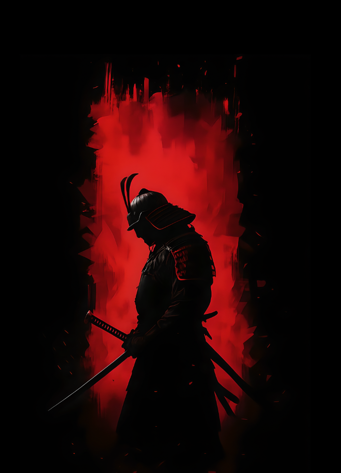 Samurai Inferno Oversized Tee – Unisex | The Desicult