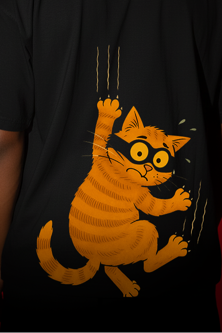 Catman Oversized Tee – Unisex | The Desicult