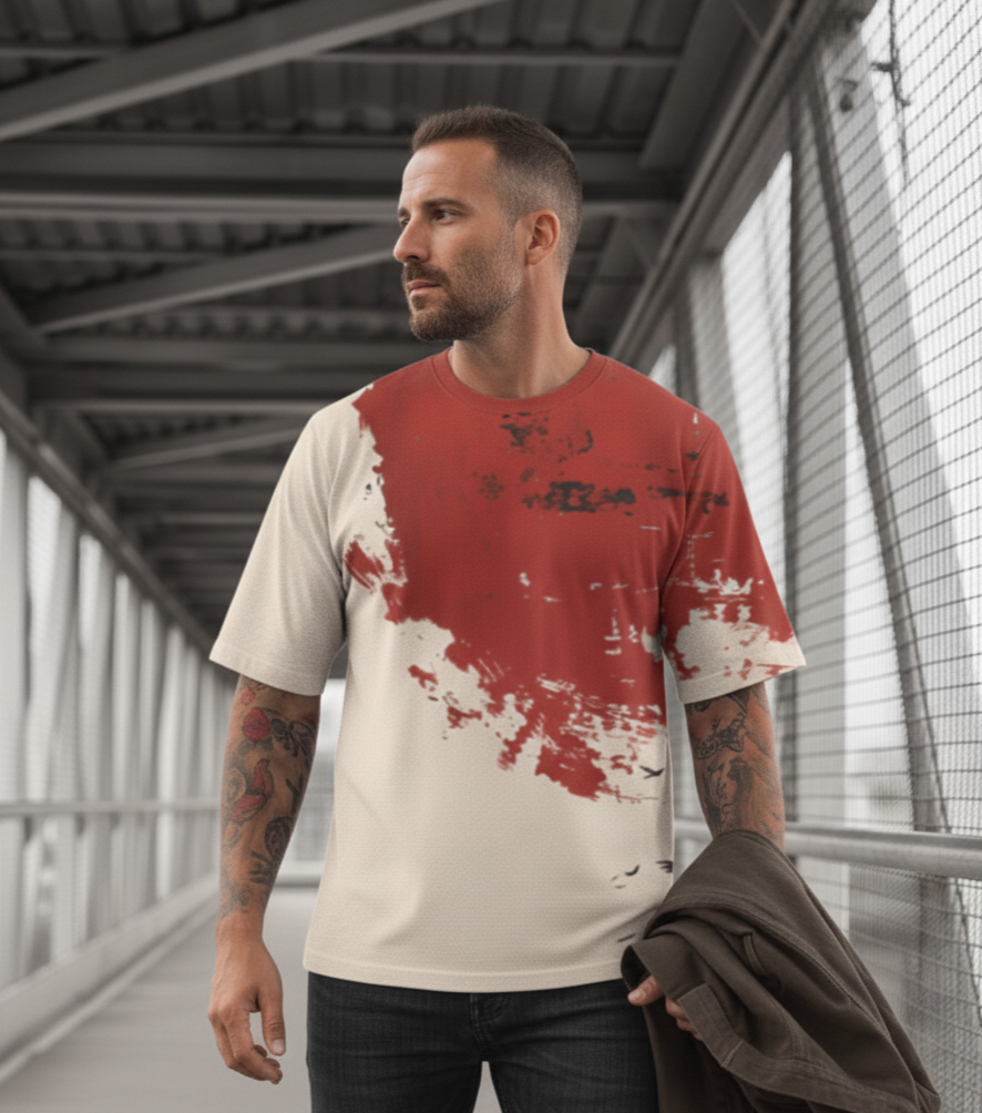 Samurai Dawn Oversized Tee – Unisex | The Desicult
