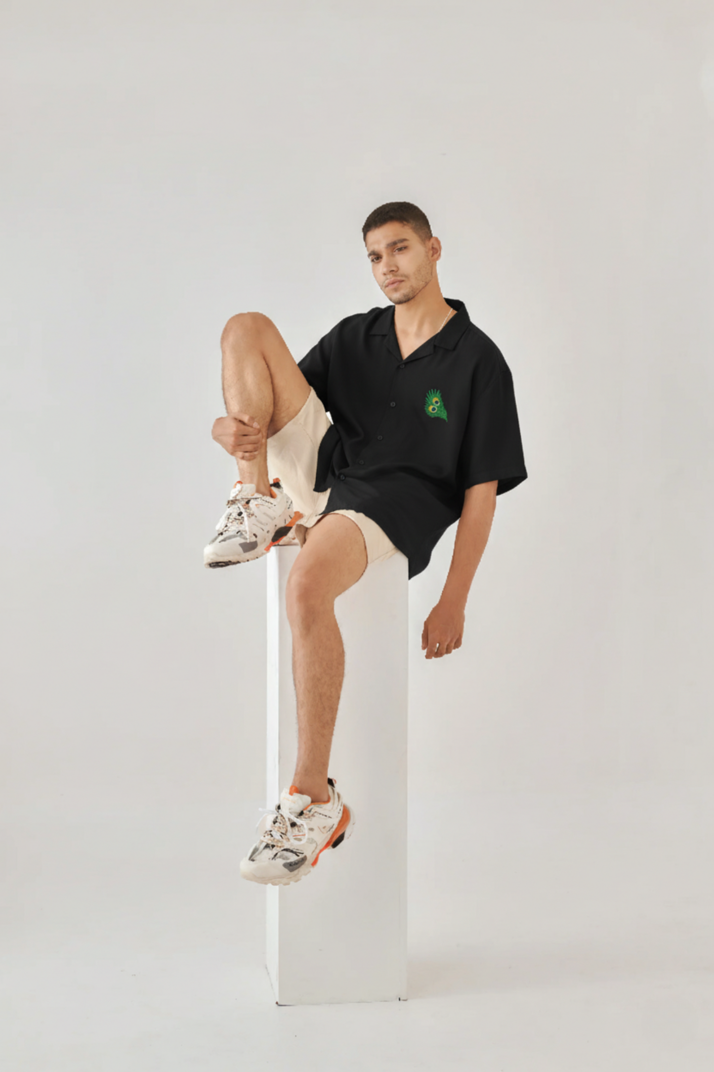 Regal Peacock Oversized Shirt – Unisex | The Desicult