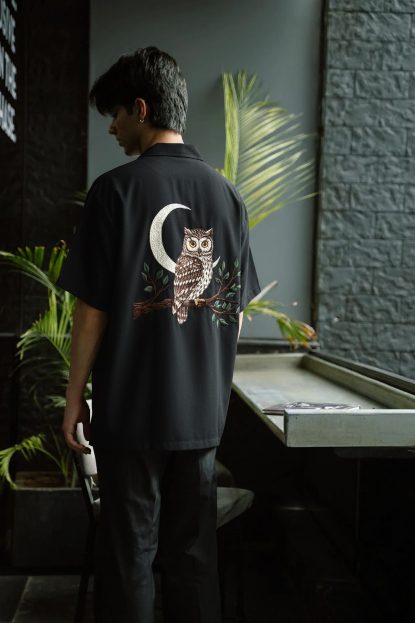 Moonlit Owl Oversized Shirt – Unisex | The Desicult