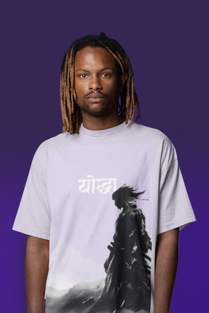 Shadow Yodha Oversized Tee – Unisex | The Desicult