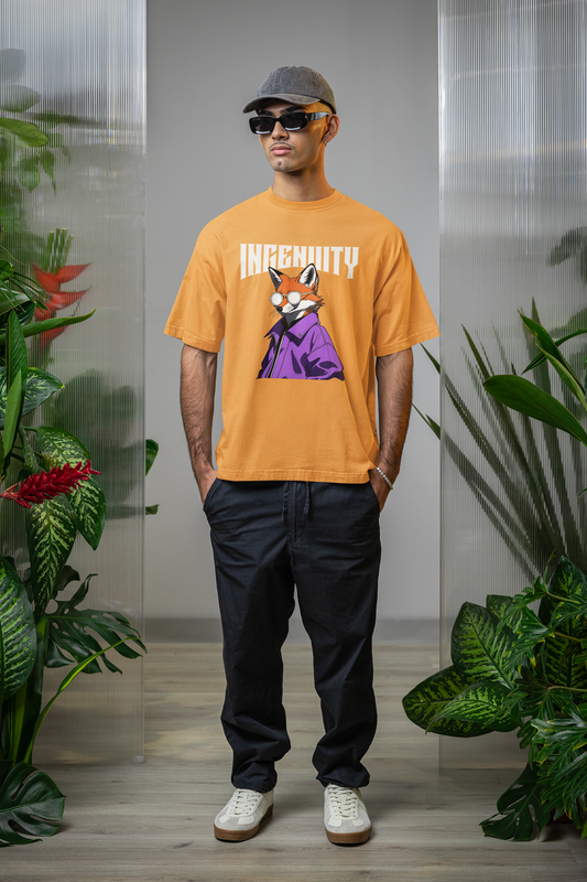 Ingenuity Fox Oversized Classic T-Shirt – Smart &amp; Stylish